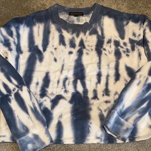 Banana Republic tie dye crop sweatshirt